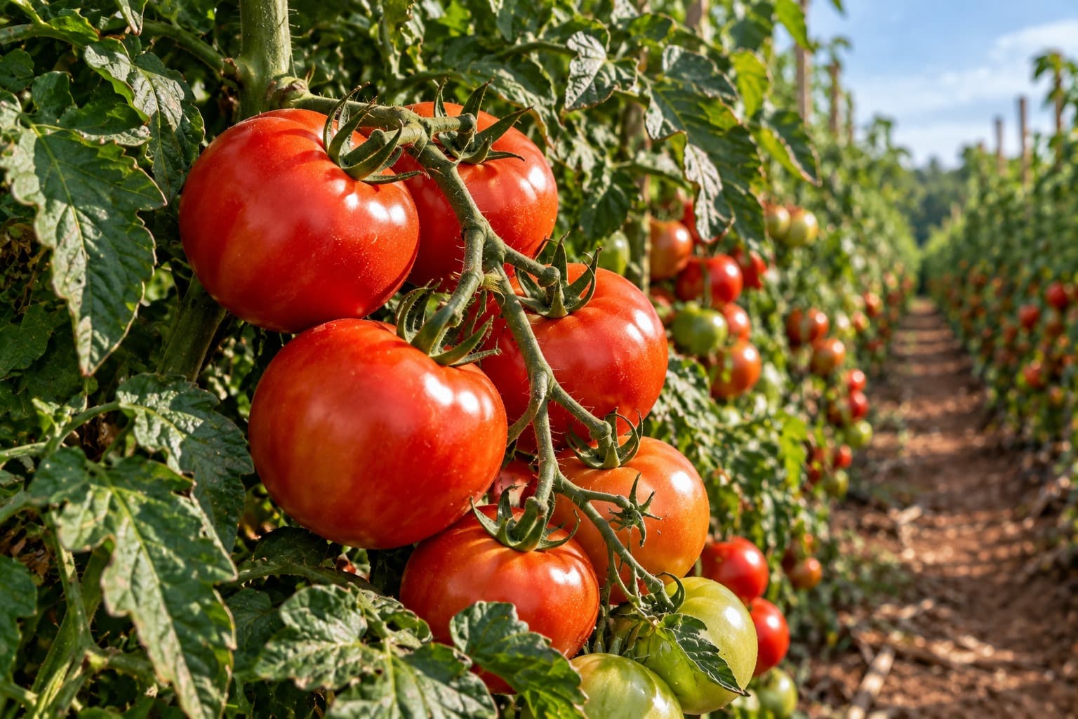 Lavoura de tomate