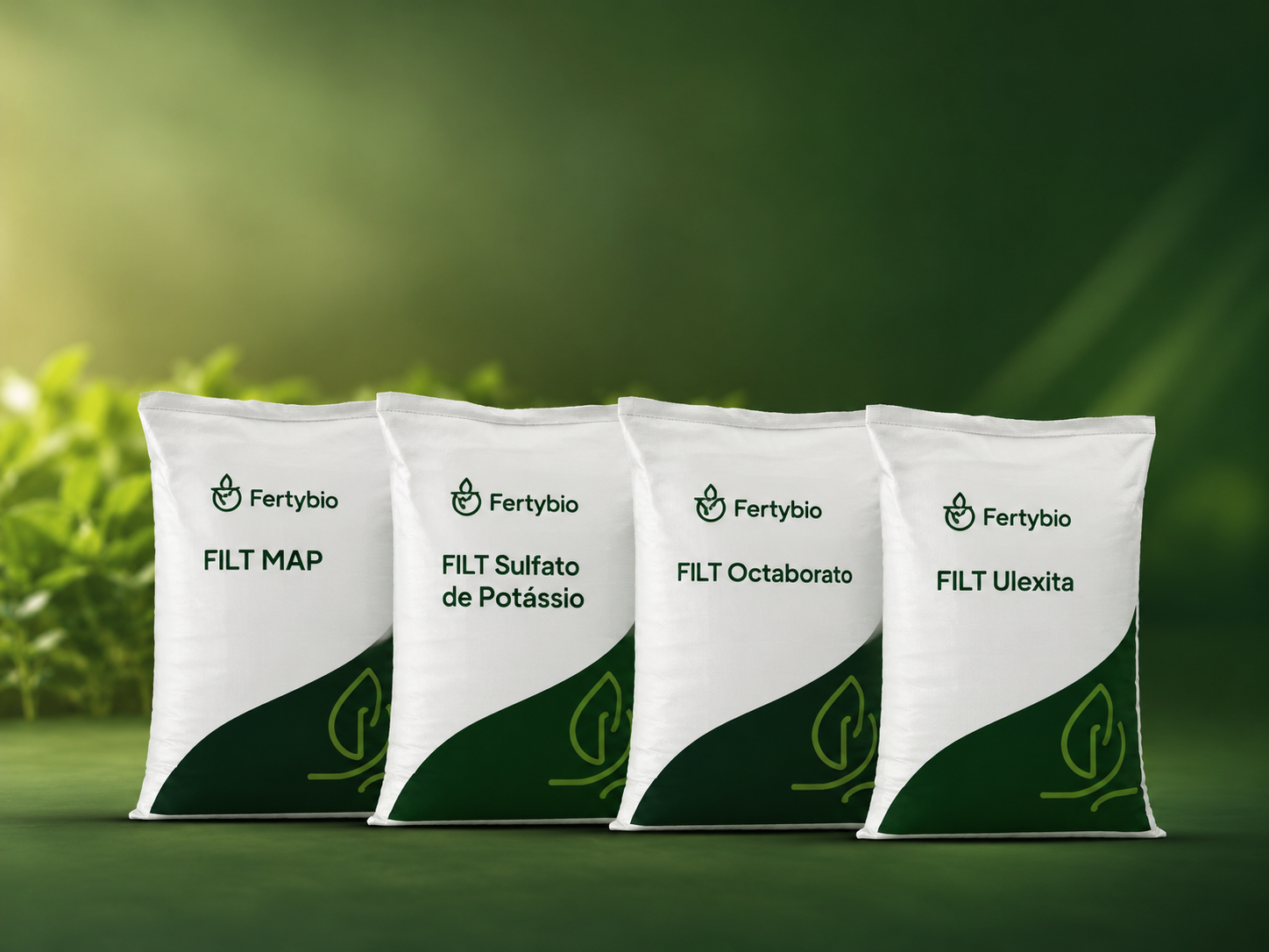 Linha FILT Fertybio — matérias-primas minerais para correção e nutrição do solo